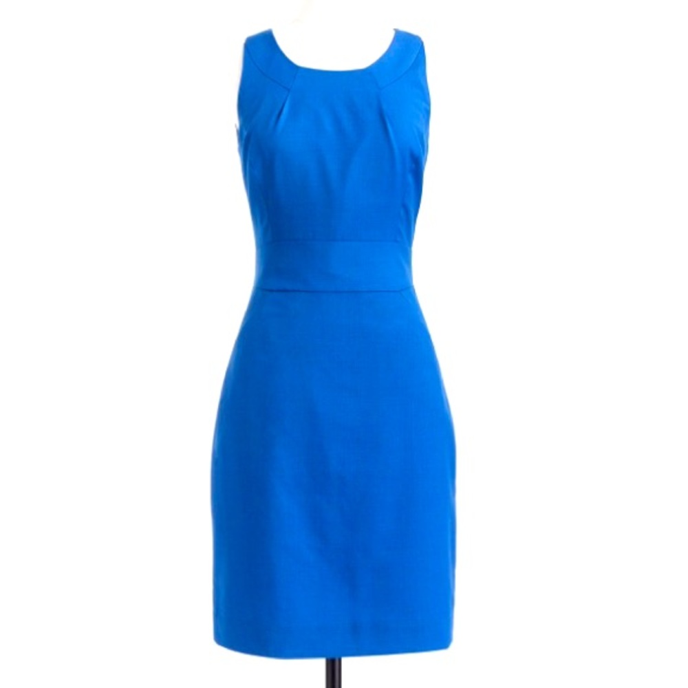 J. Crew Suiting Dress in Royal Blue, Size 14
